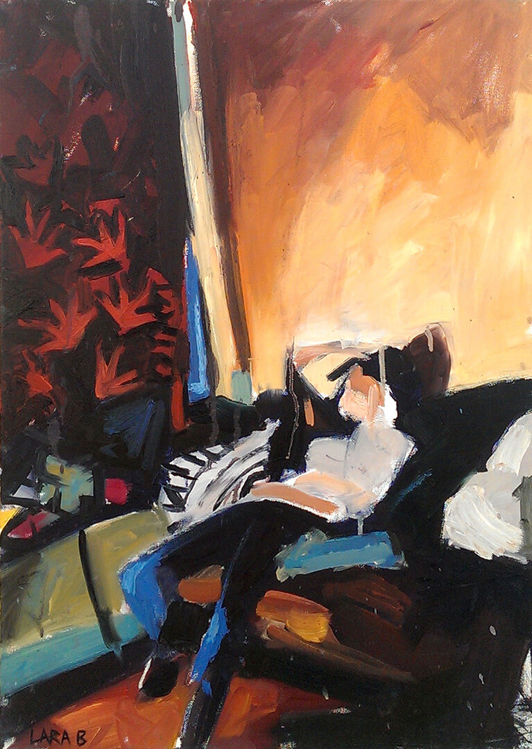 Sunday Morning, Oil On Canvas, 50 X 70 cm, 2013